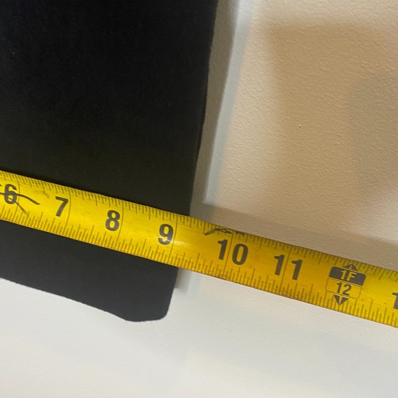 ADRIANA BLACK ORGANIC MOLESKIN VELVETY STRAIGHT LEG ORGANIC COTTON TROUSERS 26 - Picture 7 of 11